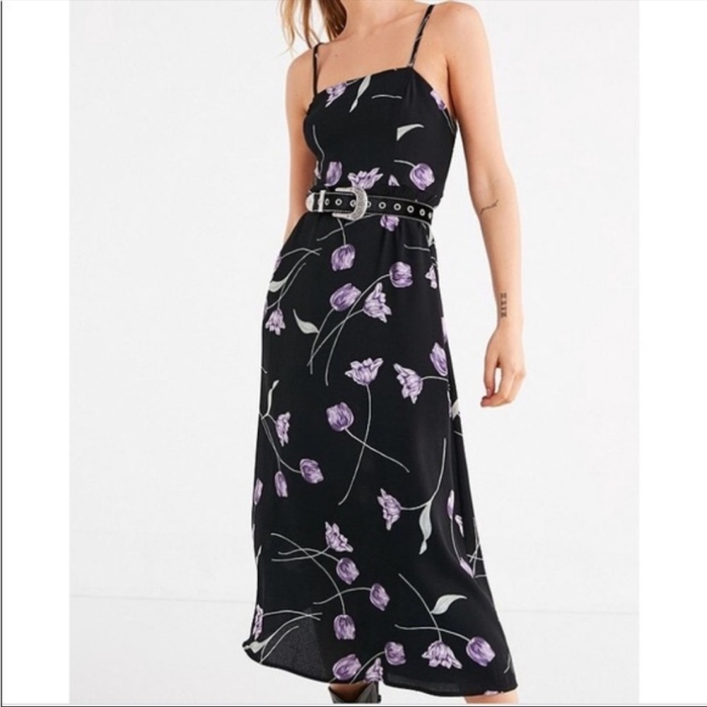 Tulip Print Kimchi Blue Midi Dress